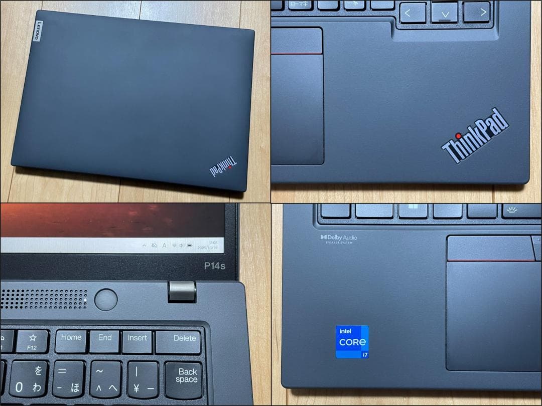 ThinkPad P14s Gen3（i7/32G/512G/T550/オフィス