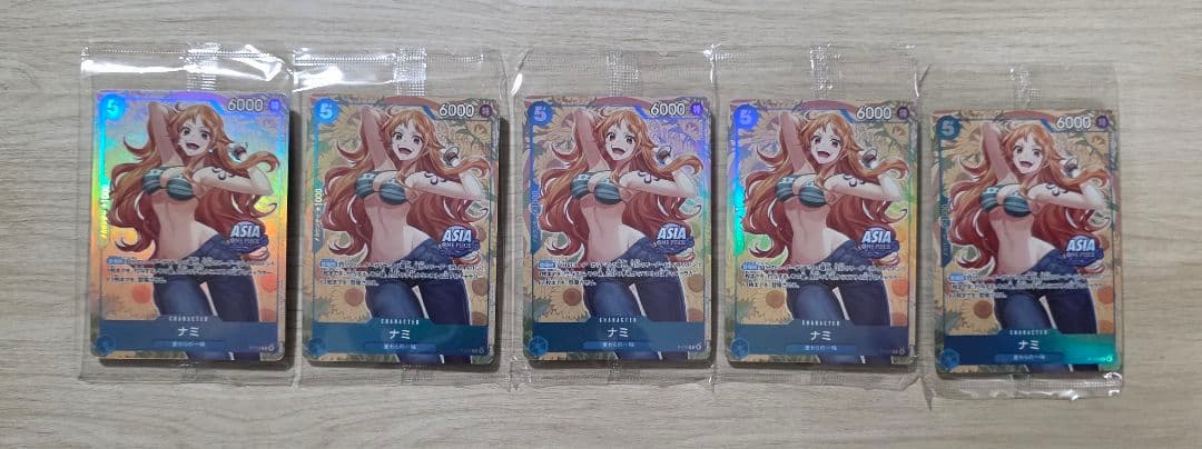 日本未配布プロモ　ナミ　Mini tin Pack set Vol.2　5枚