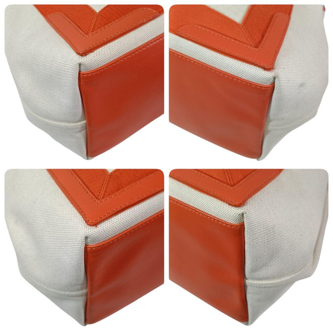 美品 正規品 バレンシアガ ハンドバッグ カバス オレンジ ポーチ付き 鞄