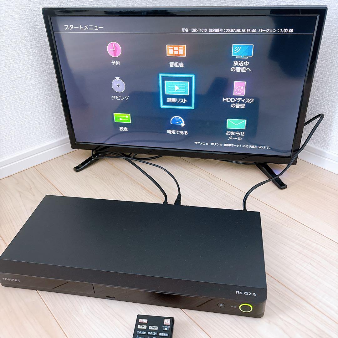 TOSHIBA REGZAブルーレイ 1TB ３番組同時録画可能2021年製