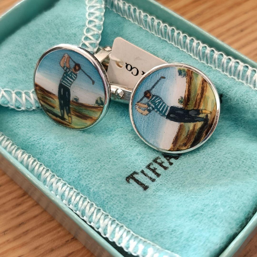 ティファニー　カフス　925 　ゴルフ