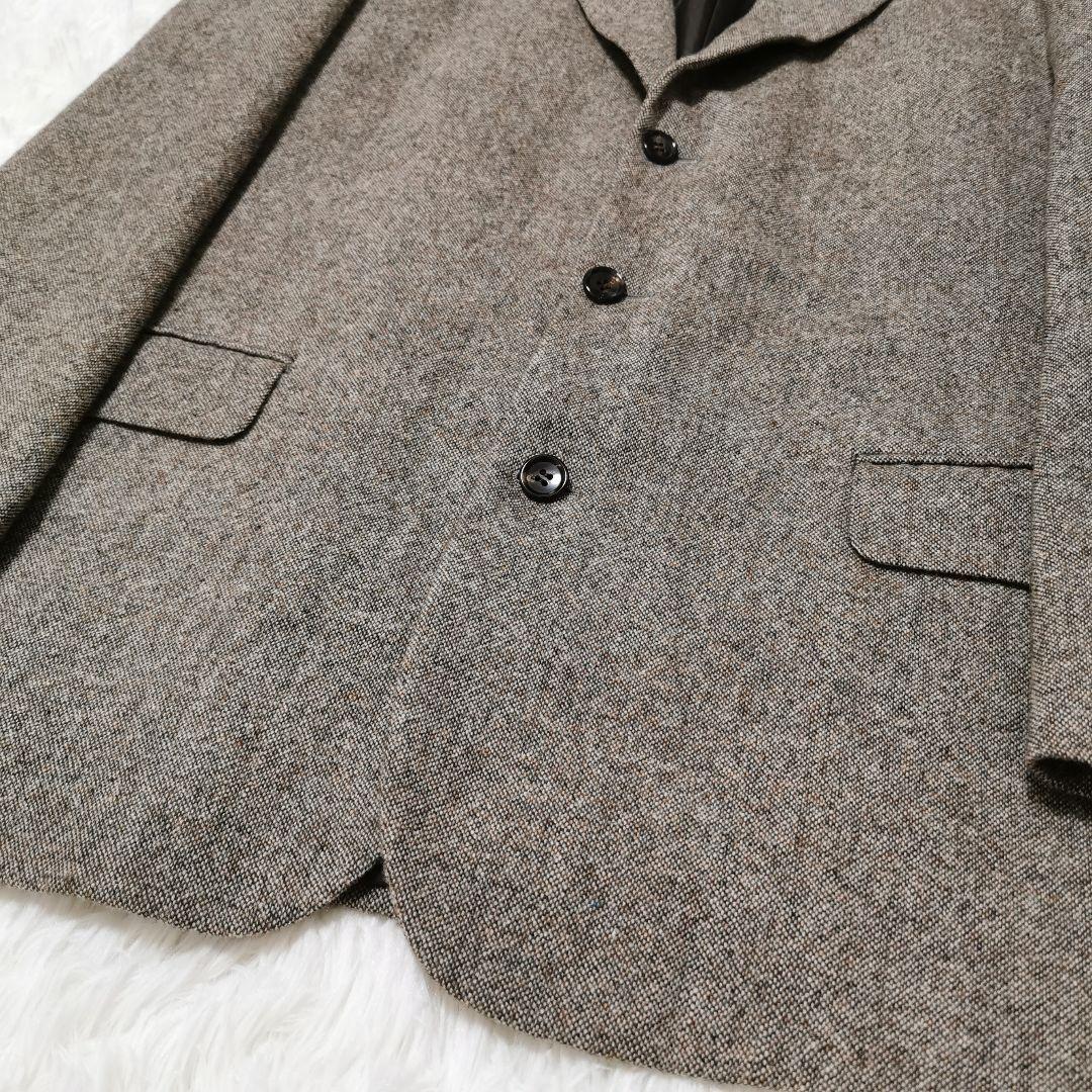 美品 コムデギャルソンオム ツイード テーラードジャケット 田中オム Lサイズ