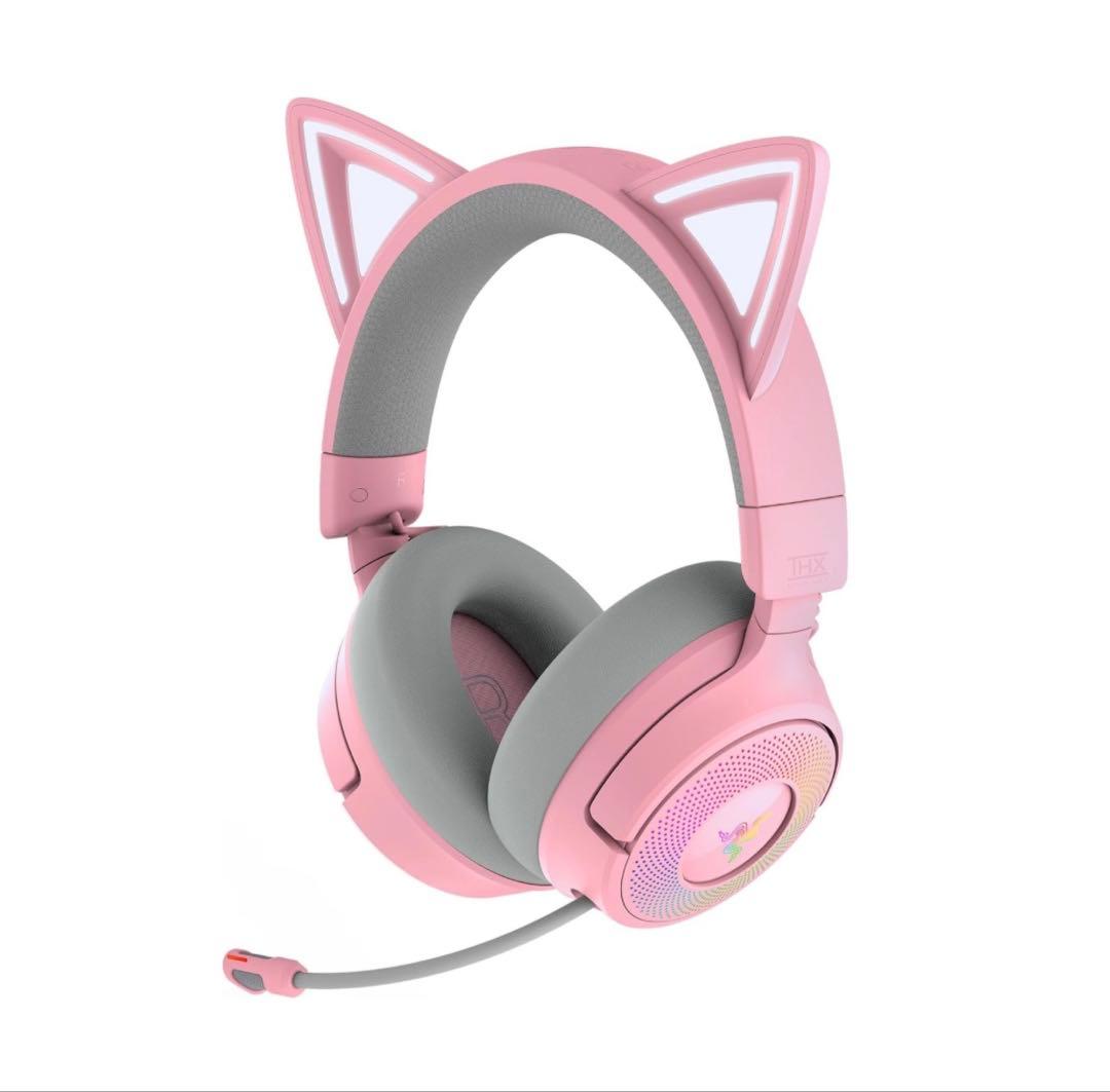 ヘッドホン Razer Kraken Kitty V3 Pro Quartz Pink