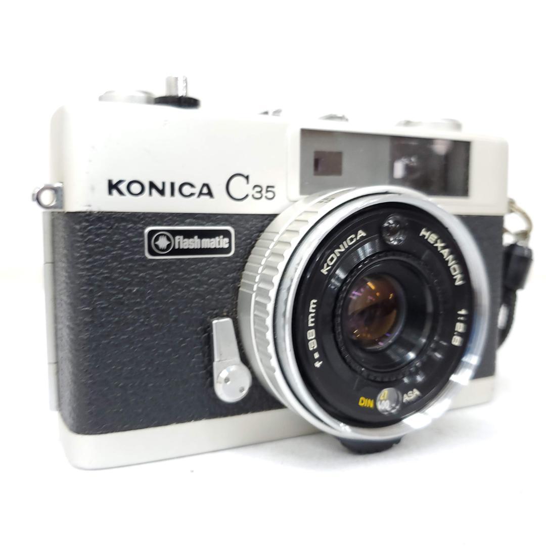 フィルムカメラ KONICA C35 Flash matic F1225-210-5p p