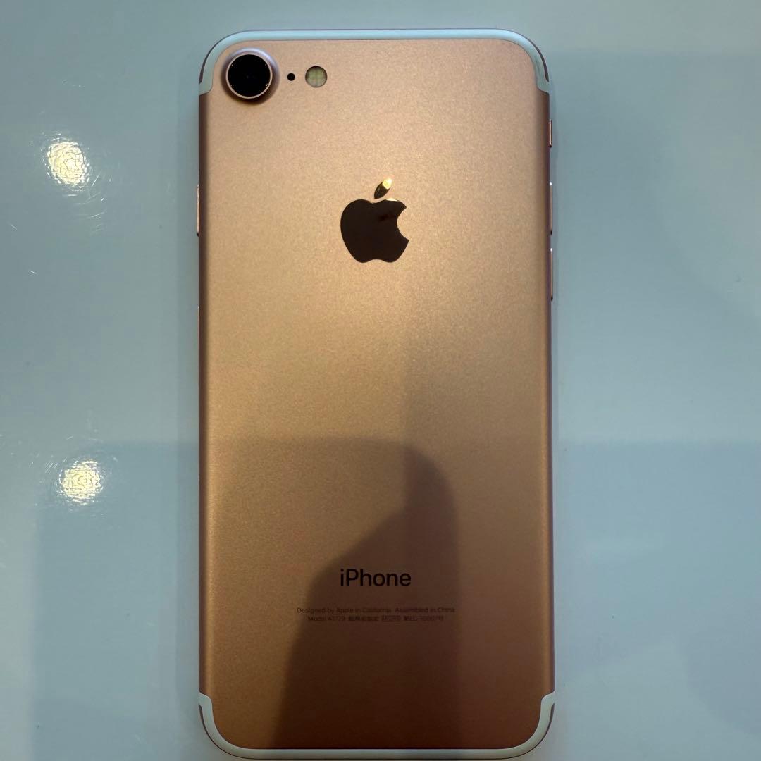 iPhone 7 32GB SIMフリー ローズゴールド初期化・動作確認済み