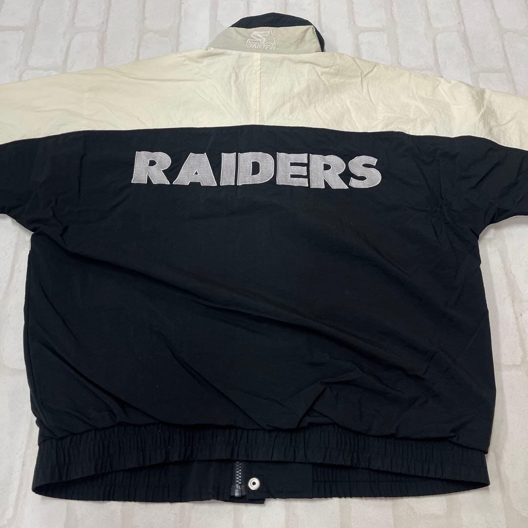 値下げ 90s レイダース RAIDERS スターター ロゴ 刺繍 ナイロンJK