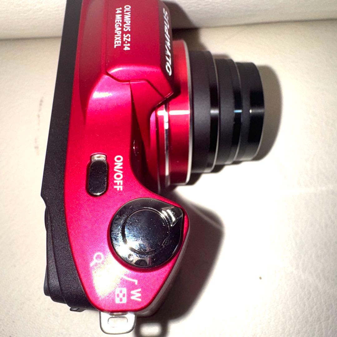 【匿名配送】動作確認済OLYMPUS SZ-14 レッド デジタルカメラ　箱