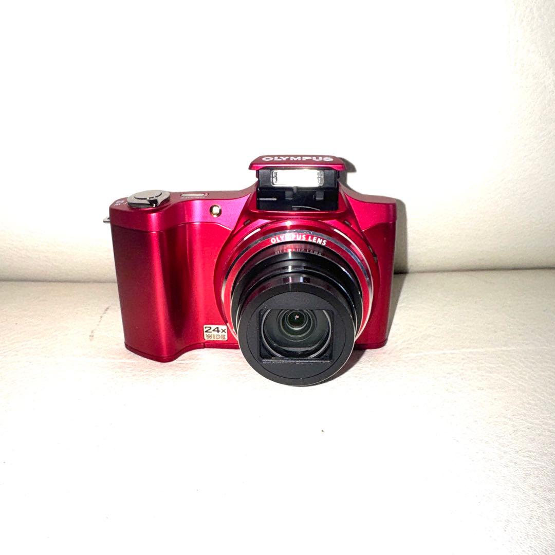 【匿名配送】動作確認済OLYMPUS SZ-14 レッド デジタルカメラ　箱