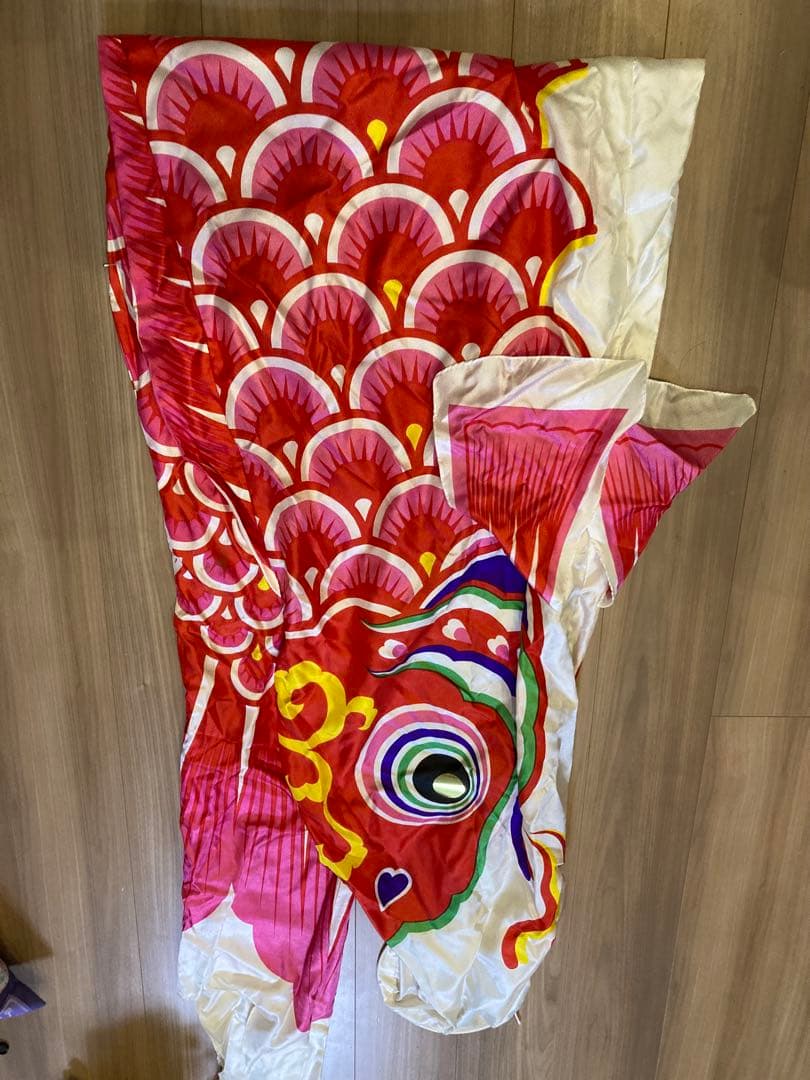 匿名配送❄︎こいのぼり、綾錦鯉4mセット、黒赤青