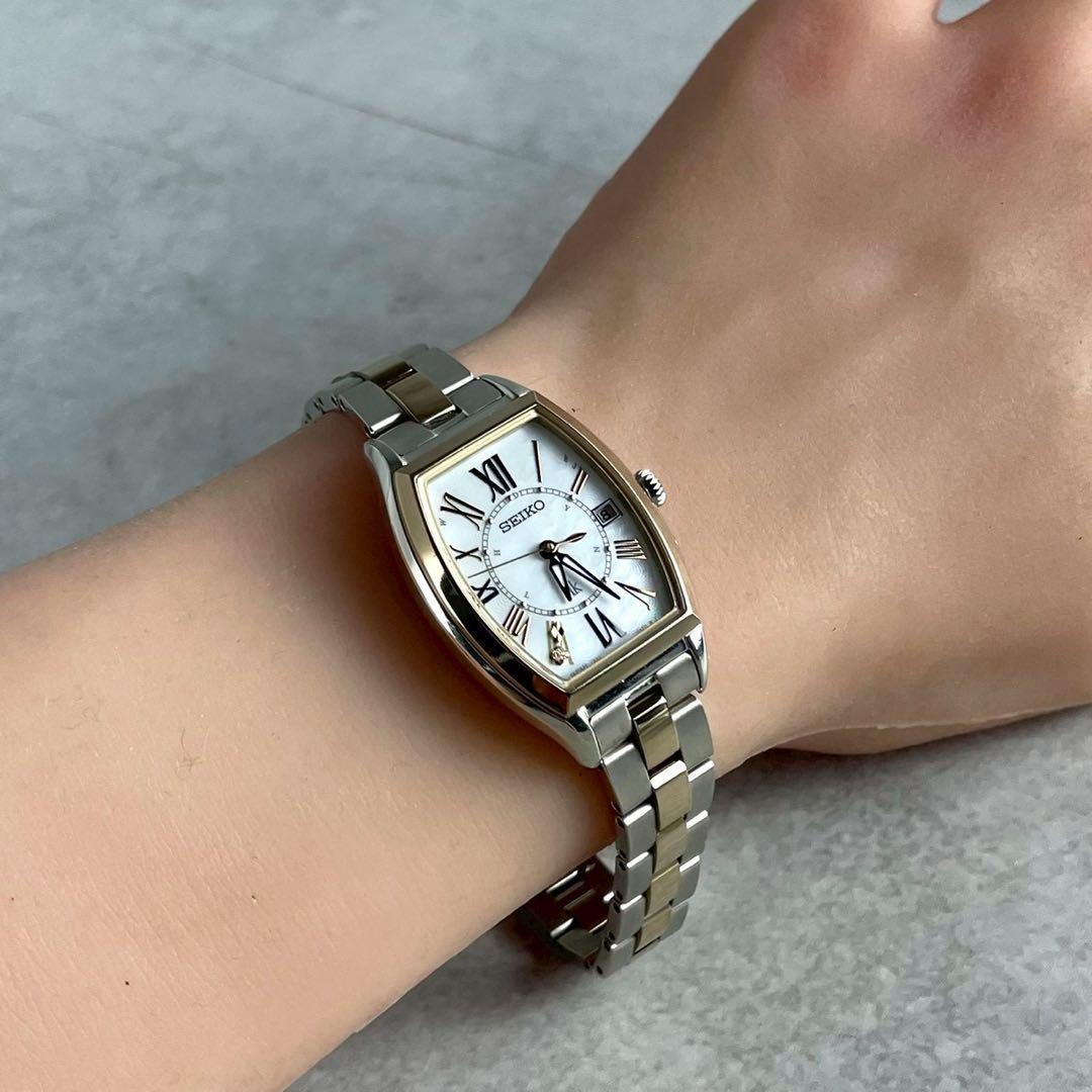 SEIKOルキア ダイヤチタンシリーズLady Gold 腕時計 SSQW052