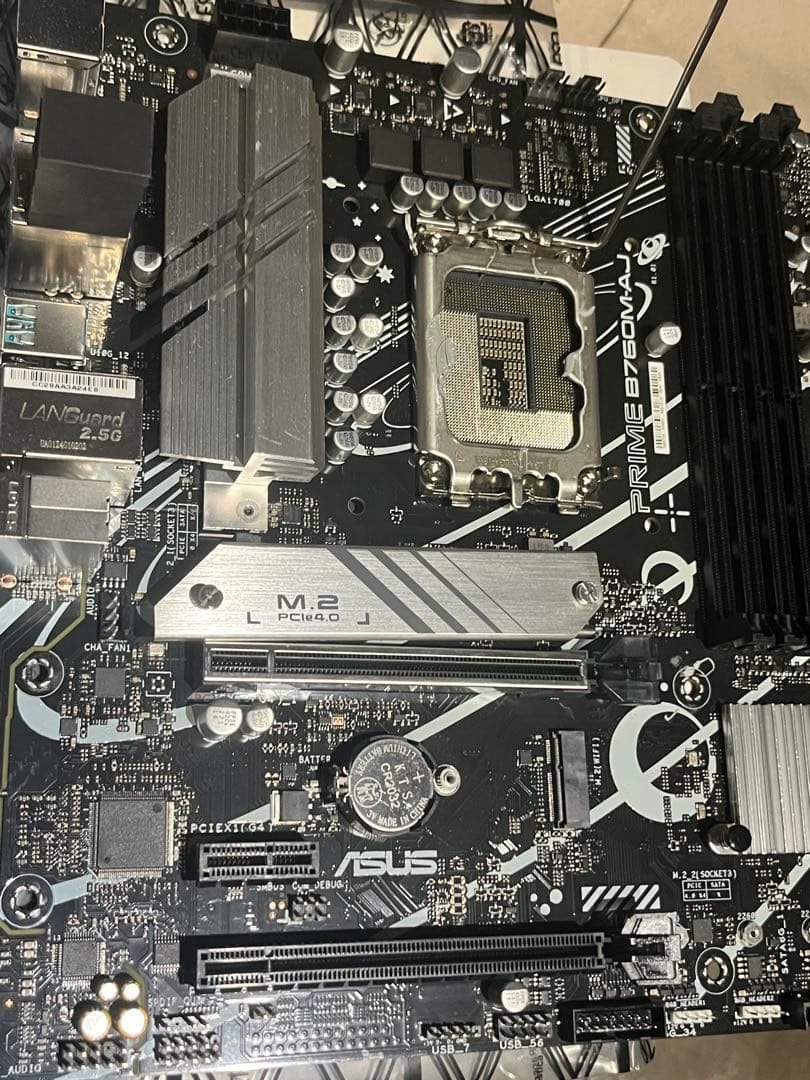 14世代対応　ASUS PRIME B760M-AJ マザーボード DDR5対応