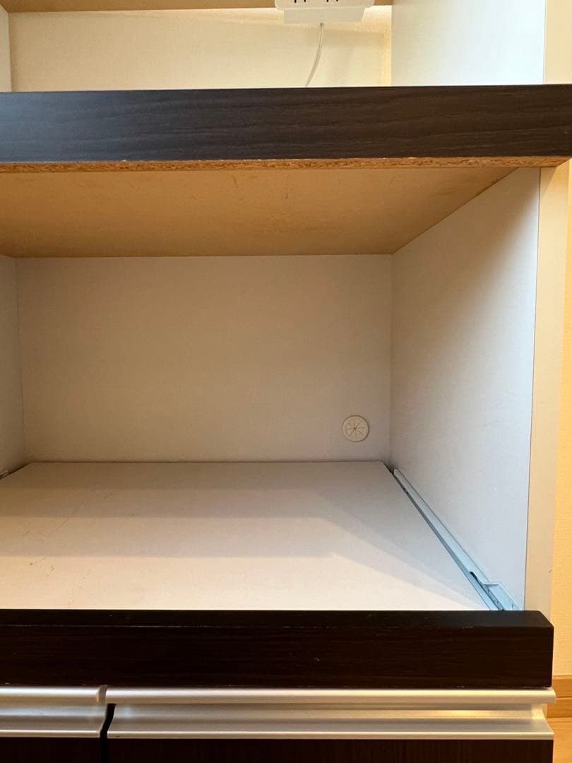 レンジ台 約60幅 スリム レンジラック ロータイプ スライド 棚