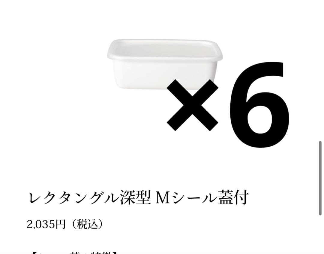 【未使用・長期自宅保管】野田琺瑯　深型　14点セット