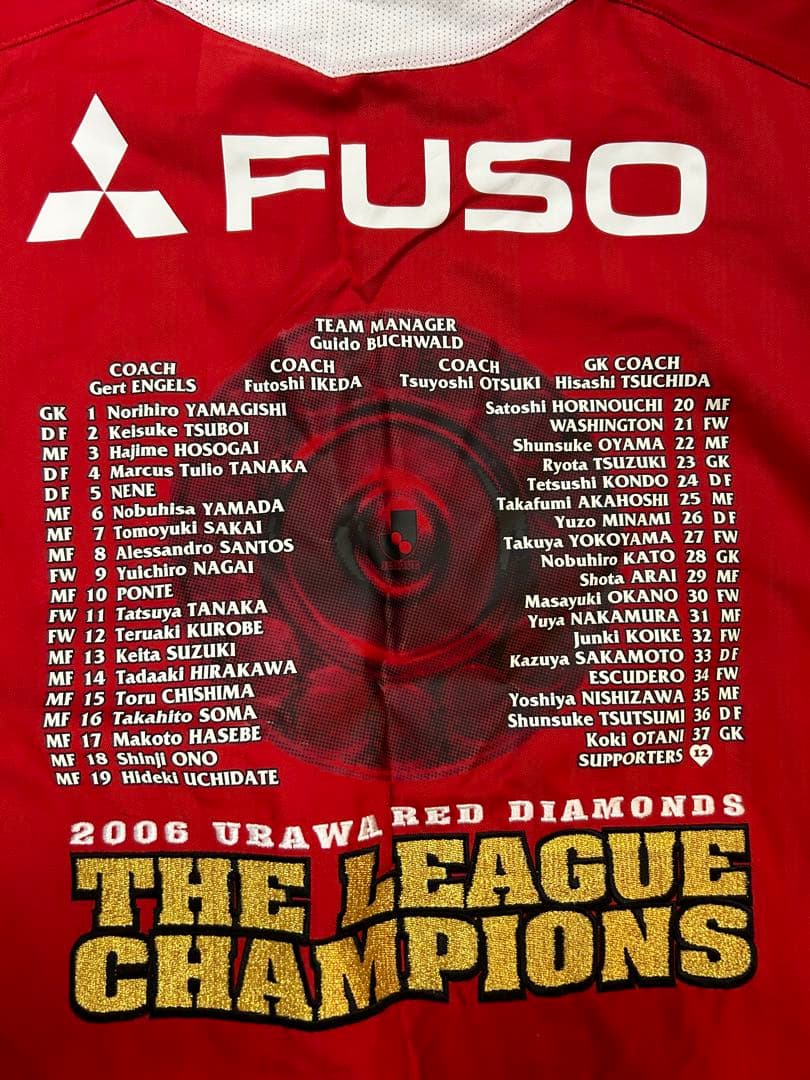 ゆうさん専用　未使用 浦和 レッズ ユニホーム 2006 リーグ優勝記念　XLサ