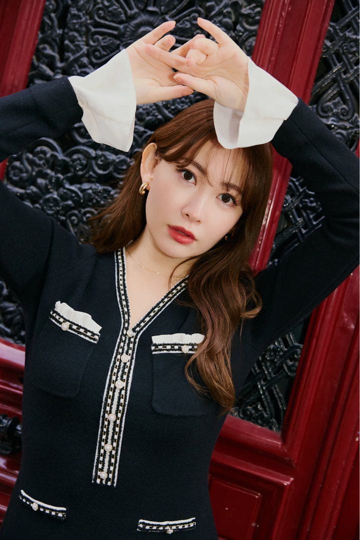 【完売品！)Isaline Long Knit Dress