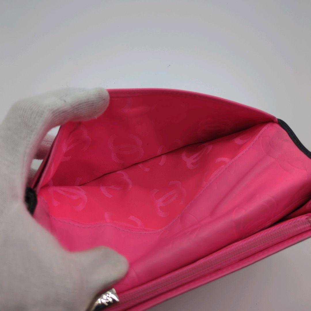 【人気モデル・良品】シャネル☆長財布 カンボンライン ココマーク キルティング