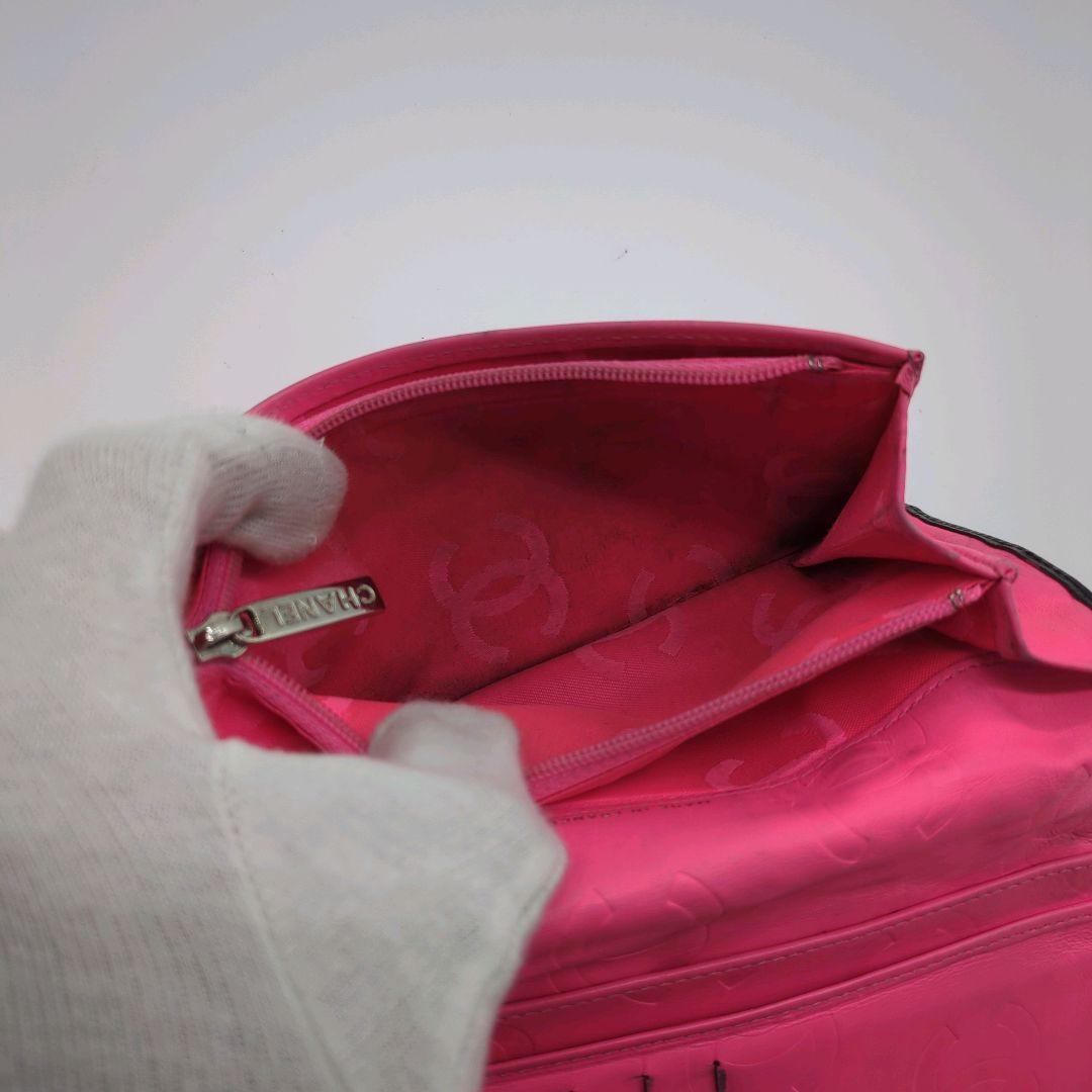 【人気モデル・良品】シャネル☆長財布 カンボンライン ココマーク キルティング