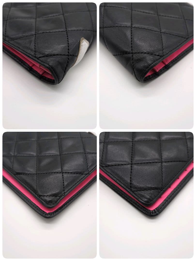 【人気モデル・良品】シャネル☆長財布 カンボンライン ココマーク キルティング