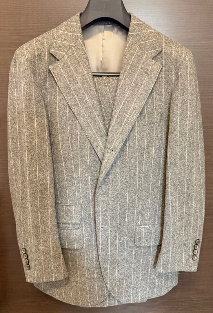 【着用3回・元値15万以上】Fox Brothers フランネル オーダースーツ