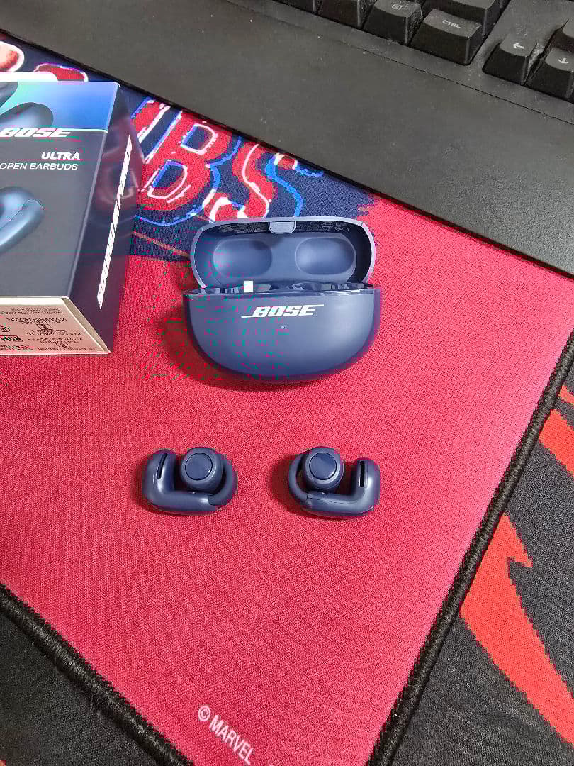 Bose Ultra Open Earbuds ネイビー 充電ケース付き