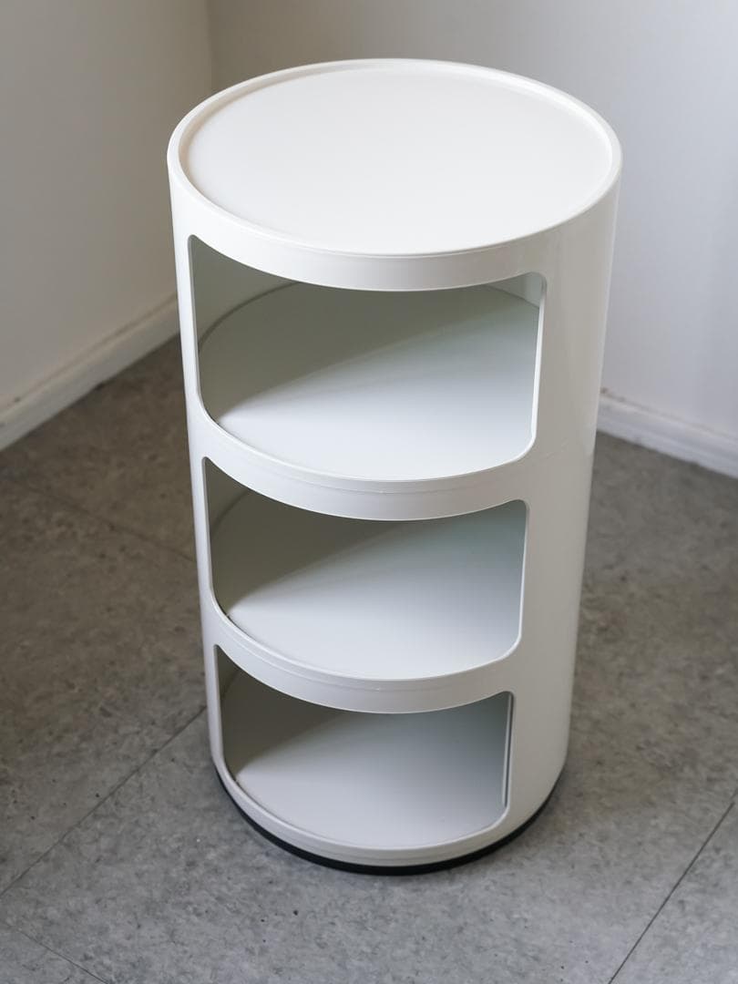 Kartell \"コンポニビリ\" 正規品 3段 ホワイト ミッドセンチュリー