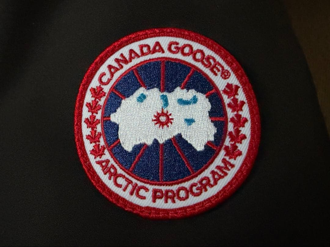 美品 カナダグース ジャスパー パーカー ブラック コヨーテファー L