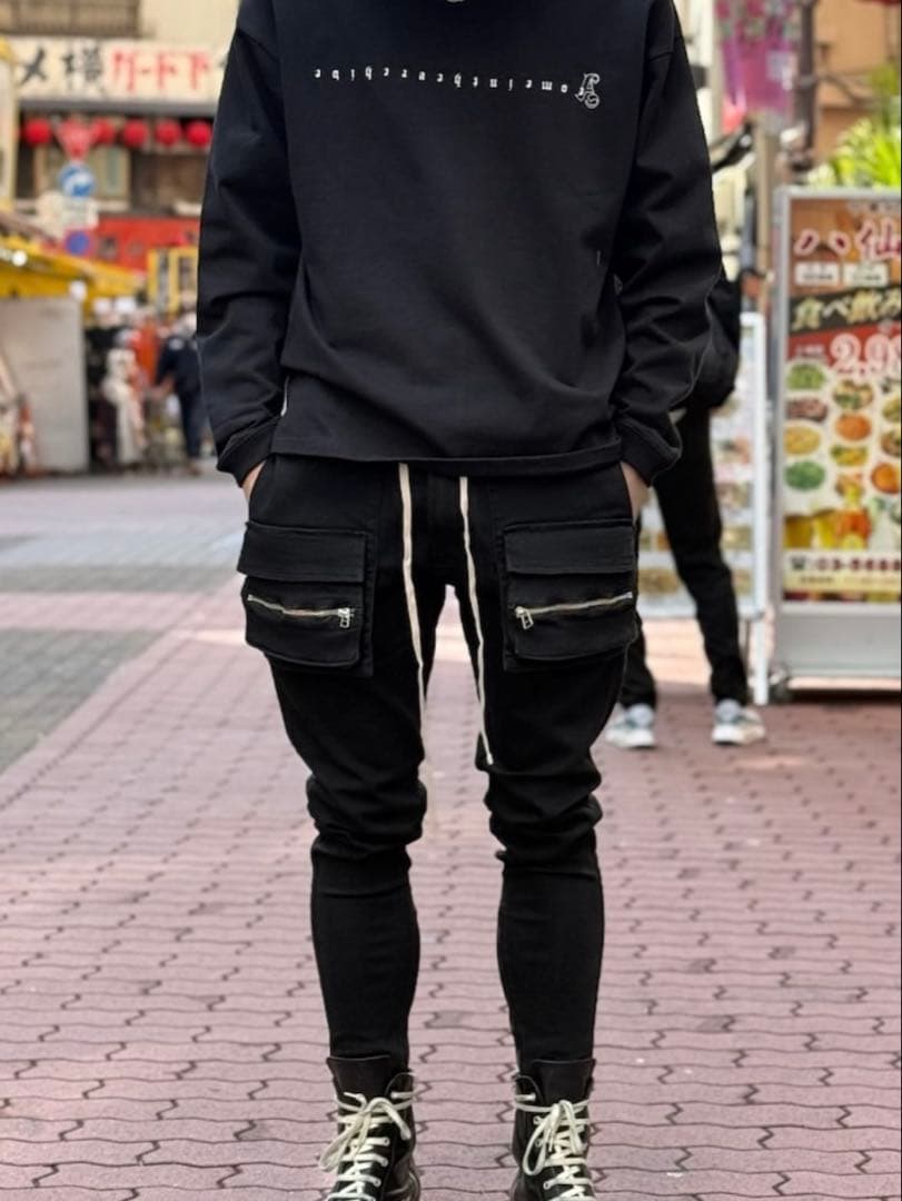 『 即日発送 』希少 DANKE SCHON ブラック スキニーパンツ s