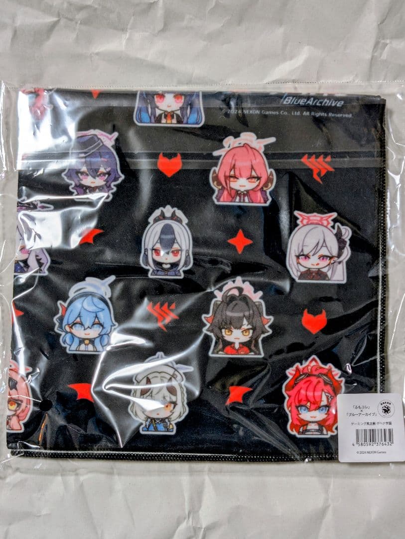 ふもコレ×ブルーアーカイブキーボード豪華セット+風呂敷 ゲヘナ学園 日本語配列