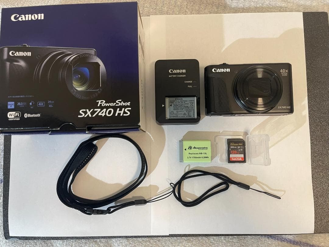 Canon Power Shot SX740 HS ブラック　＋オプション品