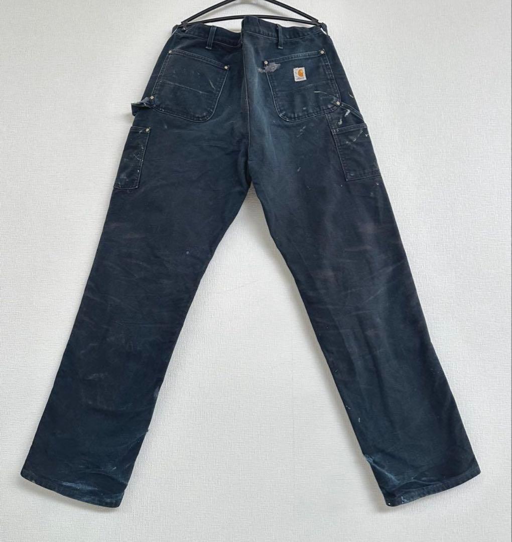 carhartt ダブルニー　USA製　ブラック　サイズ 38X34