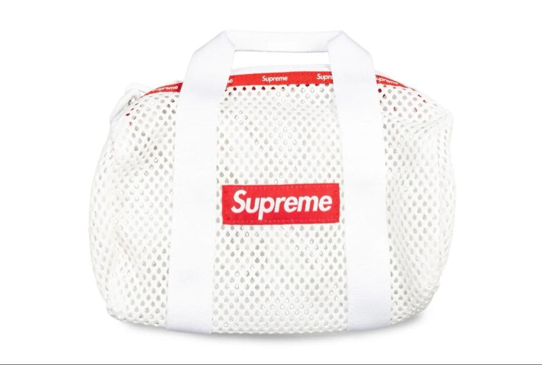 バッグ Supreme 23SS Mesh Mini Duffle Bag White