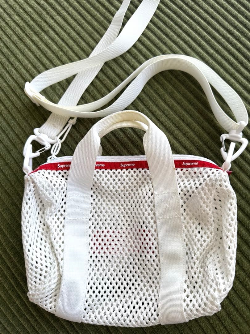 バッグ Supreme 23SS Mesh Mini Duffle Bag White