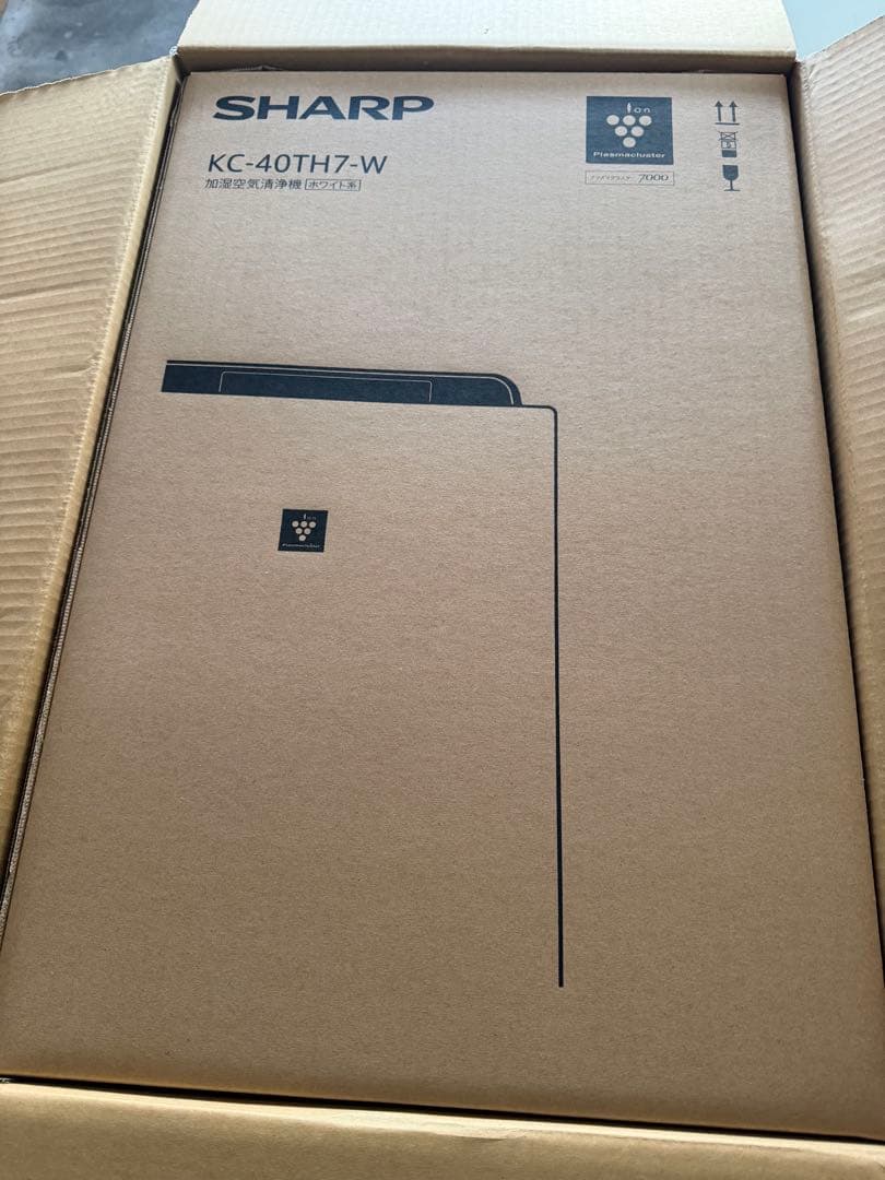 ★新品未使用★SHARP KC-40TH7-W 加湿空気清浄機①