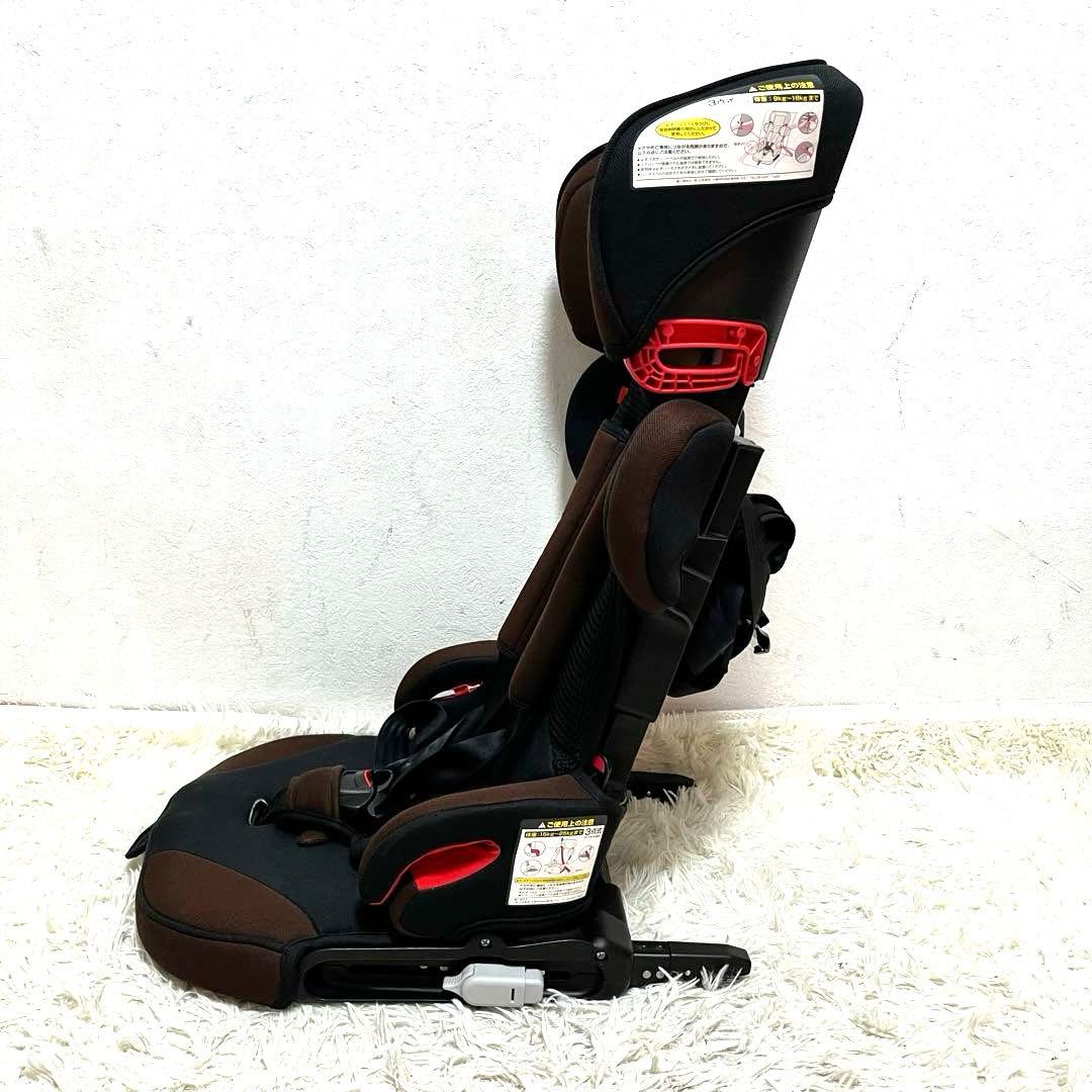 日本育児 トラベルベストEC FIX ISOFIX チャイルドシート　ブラウン