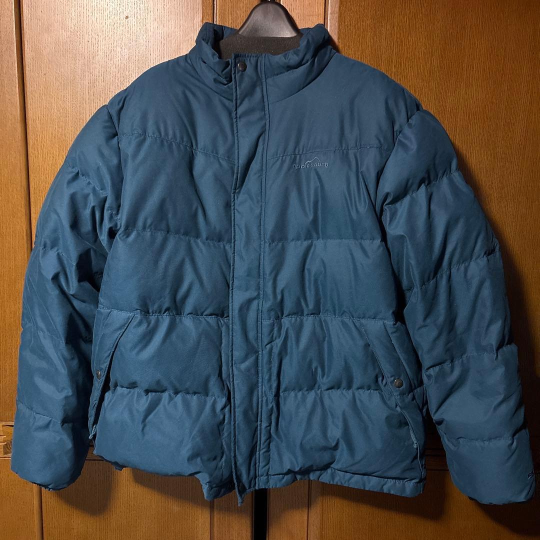 Eddie Bauer エディーバウアー　ネイビー ダウンジャケット XL