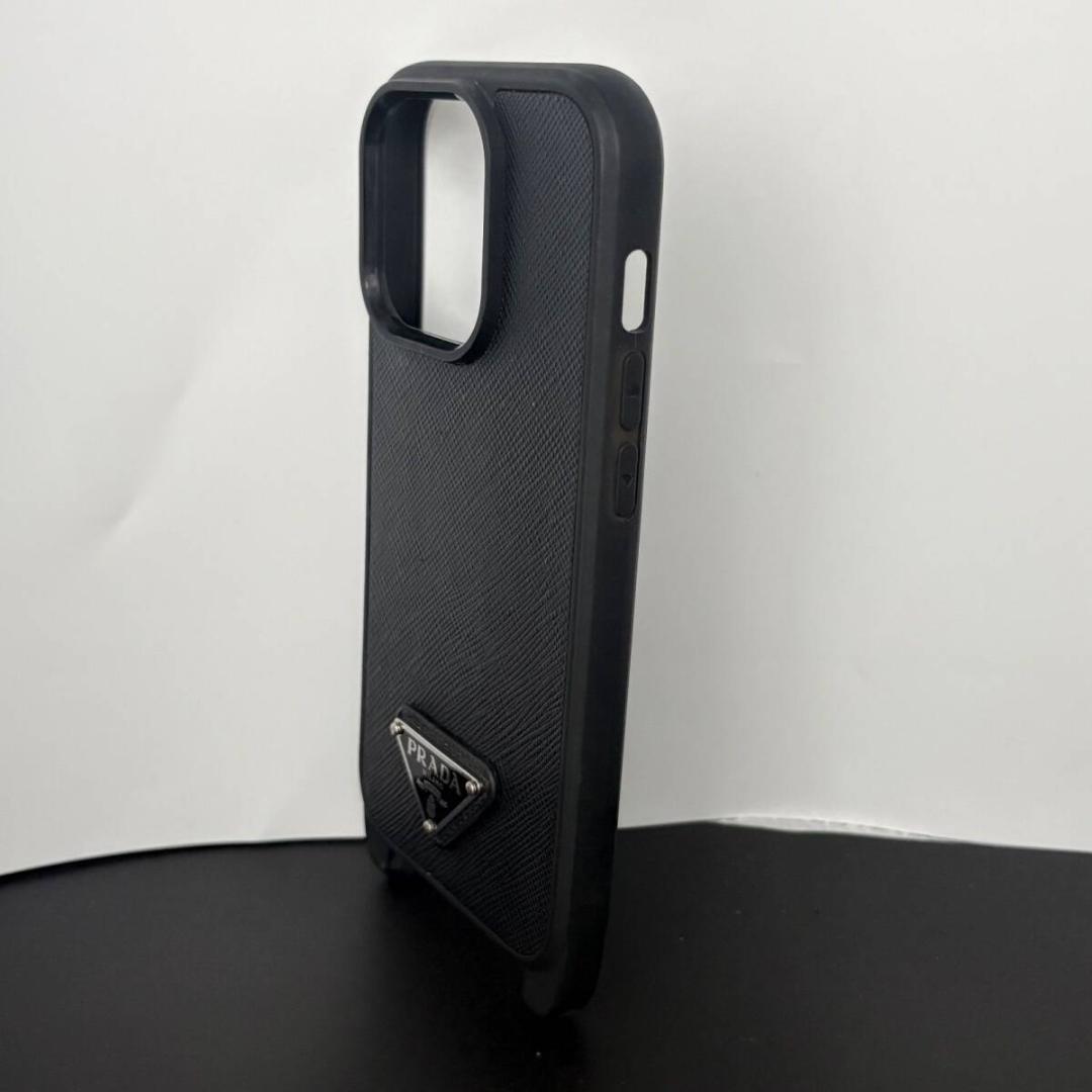 プラダ スマホショルダー スマホケース iPhone用 14PRO MAX 黒