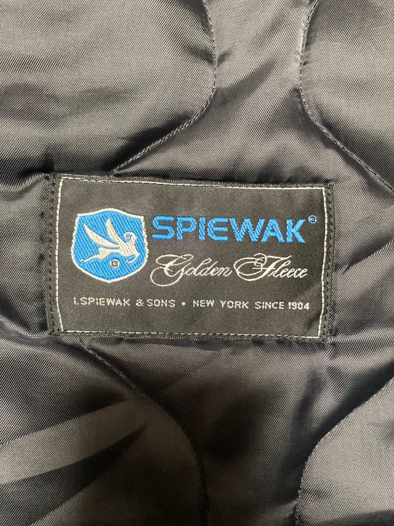 N-3B SPIEWAKミリタリージャケット ファー付き 黒　タイタンクロス