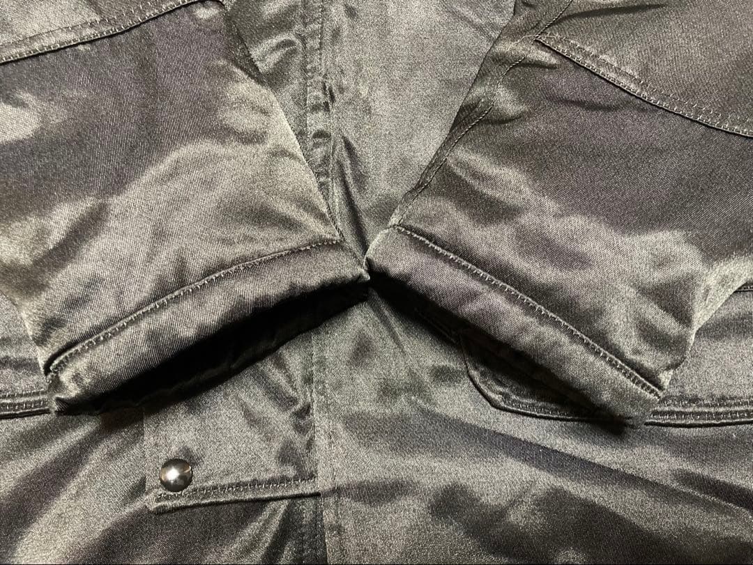 N-3B SPIEWAKミリタリージャケット ファー付き 黒　タイタンクロス