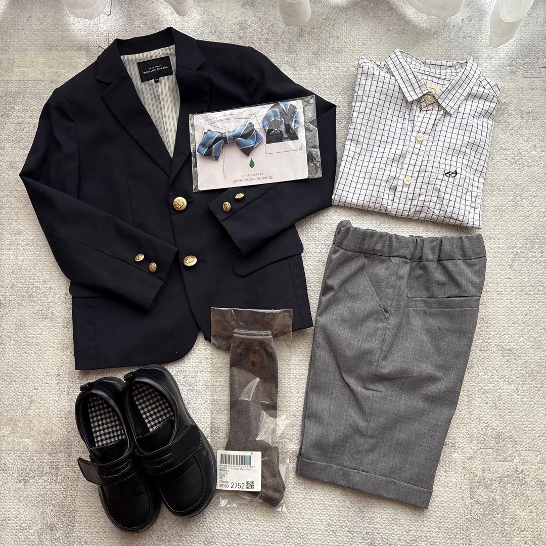 ★ぽんちゃん★グリーンレーベルリラクシング　キッズ　フォーマルセット125