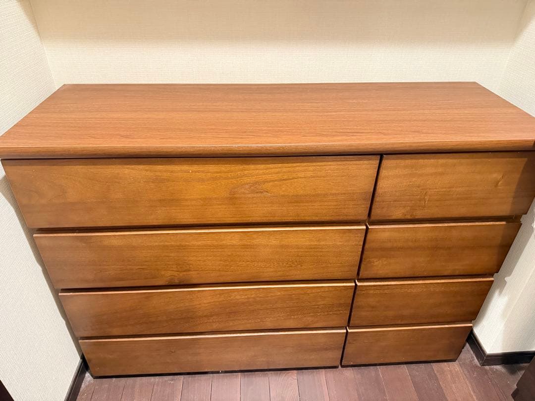 美品　ニトリ ローチェスト クエス QUESS 家具 チェスト 4段 家具