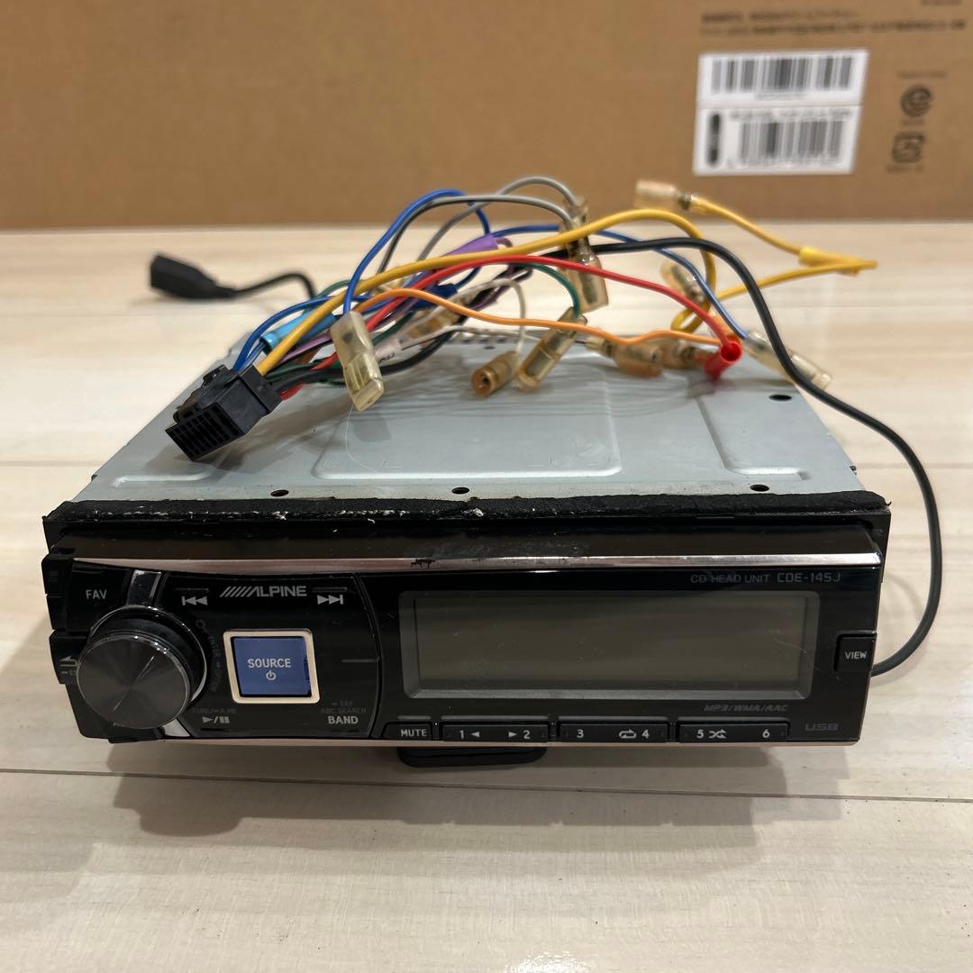 ALPINE CDE-145J カーオーディオデッキ