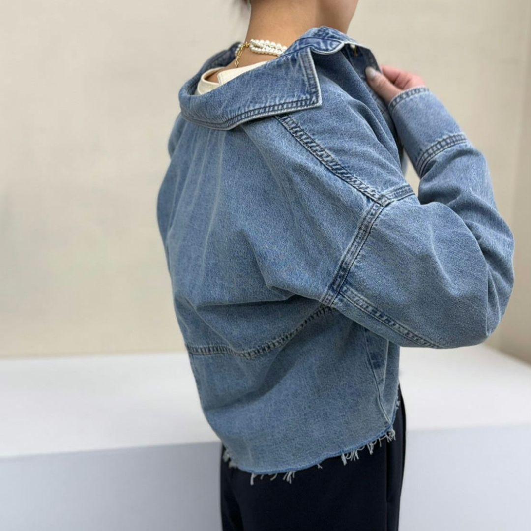 新品タグ付 2026新作 カフネ デニム シャツ ジャケット Mサイズ Mal.