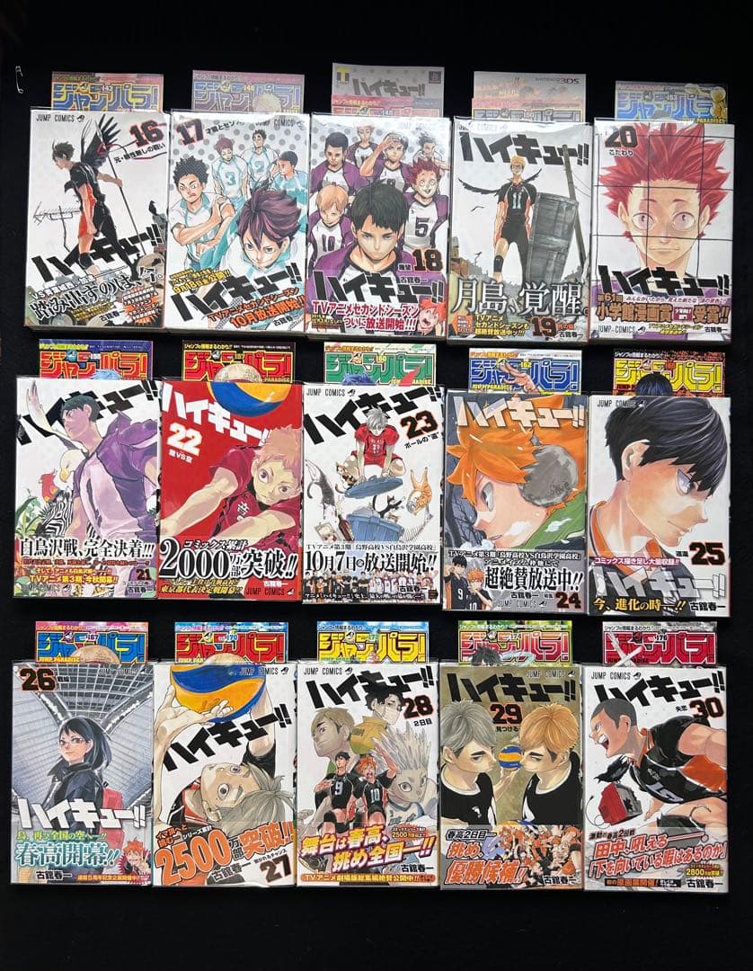 全巻・初版　帯・チラシ完備　ハイキュー　全巻セット