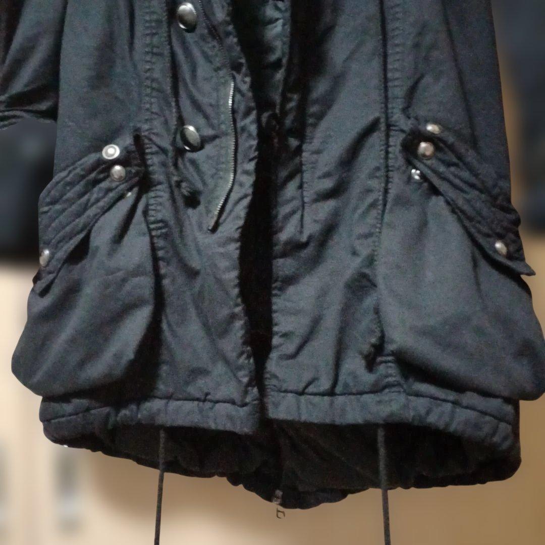 WILD PARTY ブラック モッズコート