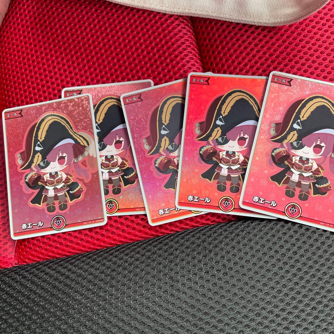 ホロカ　赤エールSY 宝鐘マリン5枚セット