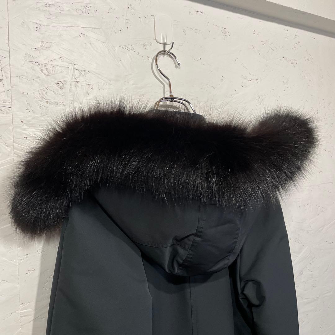 フォックスファー【TO BE CHIC】ライナー付きモッズコート　40