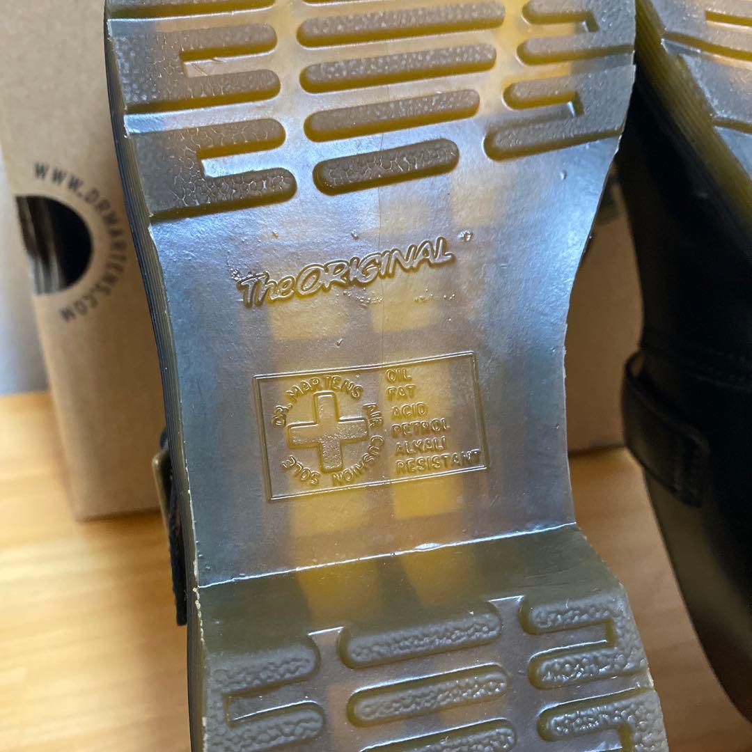 【Dr.Martens】 POLLEY Tバーシューズ ブラック 24㎝