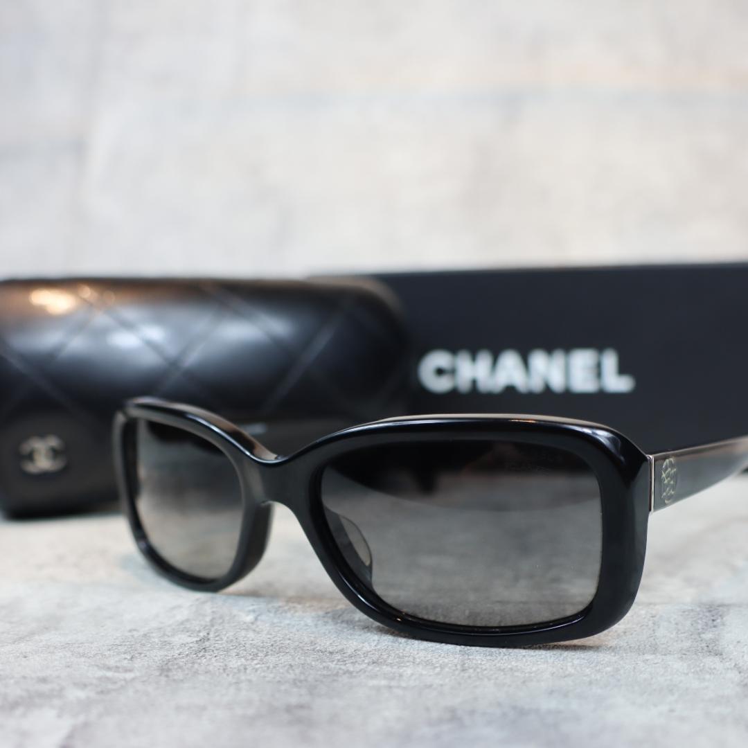 CHANEL シャネル サングラス ブラック ケース 箱 付き 高級