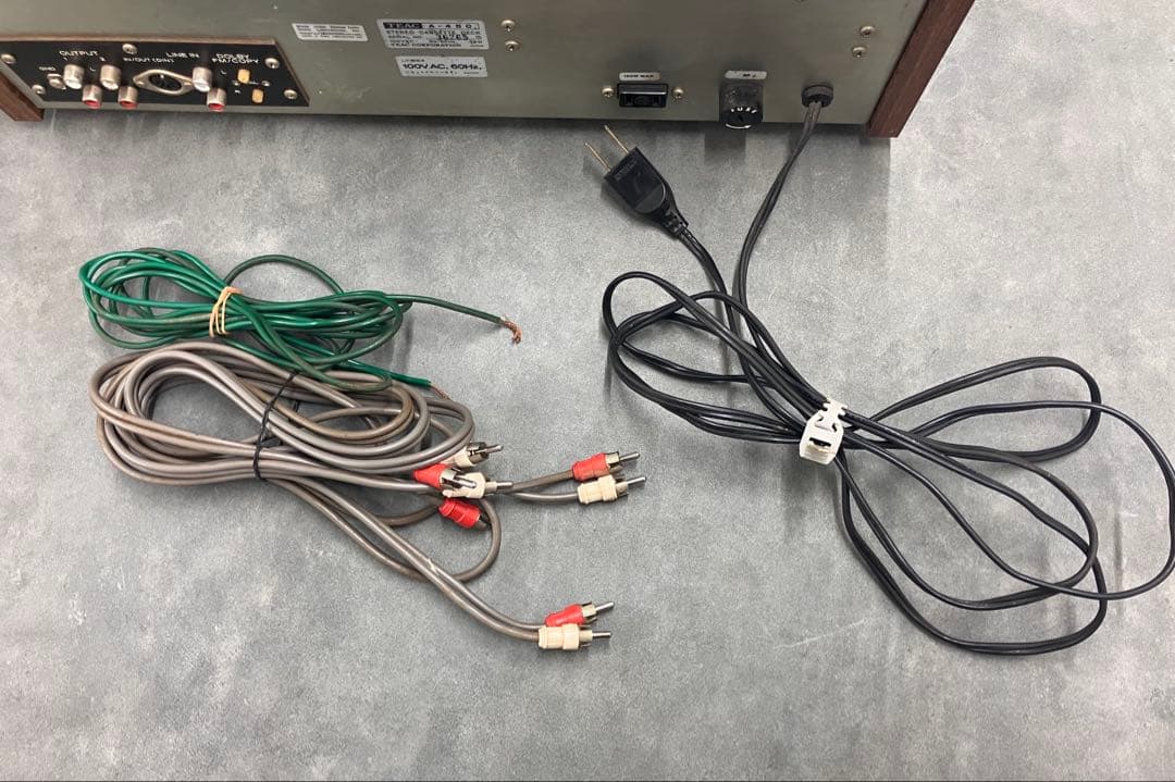 名機！【TEAC/テアック】A-450 カセットデッキ オーディオ※通電のみ確認