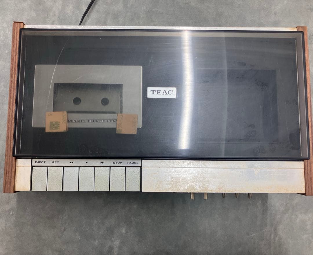 名機！【TEAC/テアック】A-450 カセットデッキ オーディオ※通電のみ確認